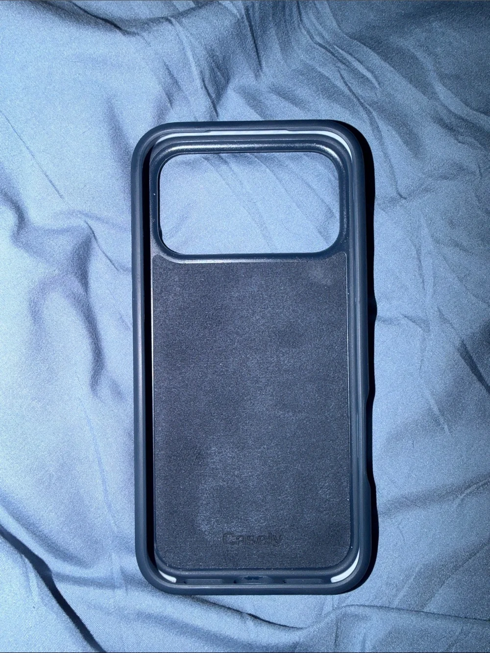 Blue Polka Dot Phone Case with White Dots